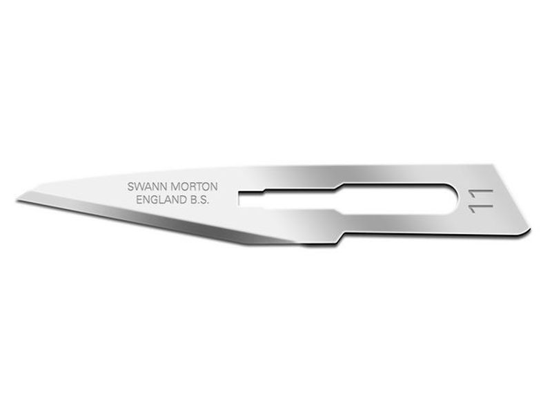 Skalpellblad SwannMorton No11 100/fp