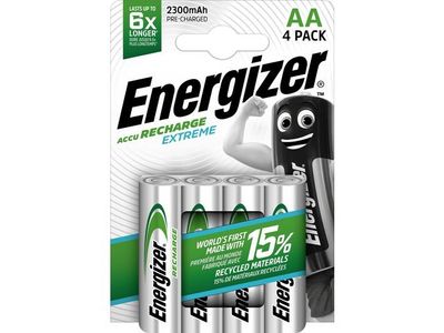 Batteri Laddbar ENERGIZER AA Extr. 4/fp