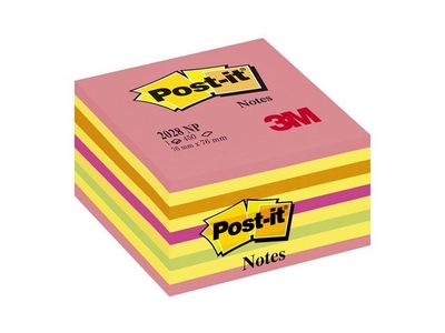 Notes POST-IT kub 76x76 neonfärger