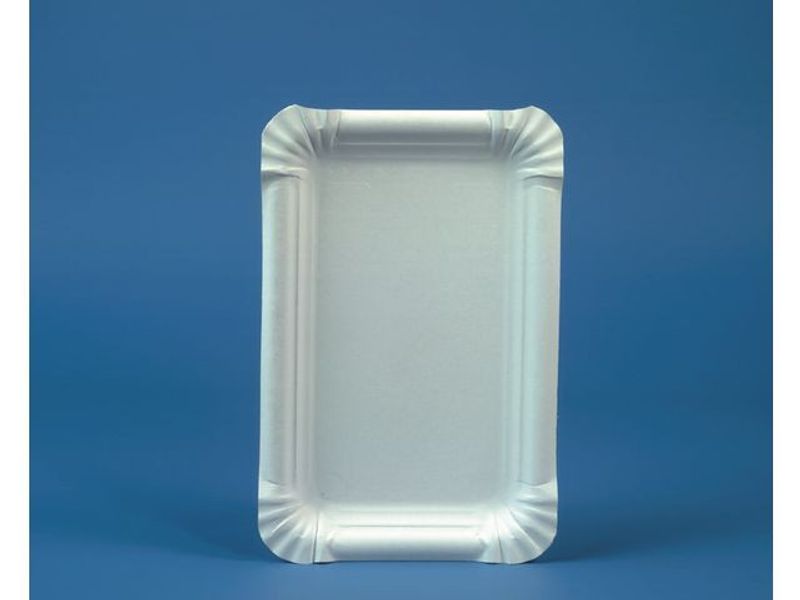 Tallrik Pure kantig 13x20cm vit 250/fp