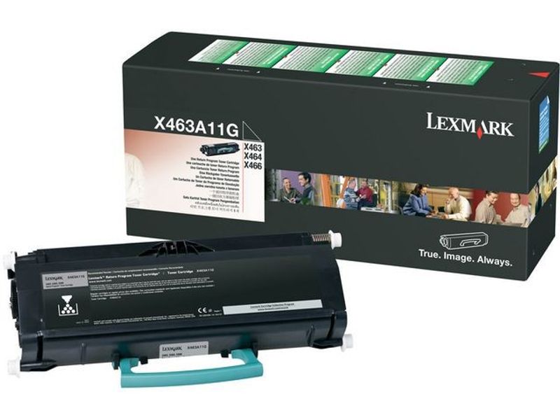 Toner LEXMARK X463A11G 3,5K svart