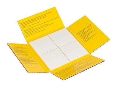 Notes POST-IT 73x73mm transparent 12/fp