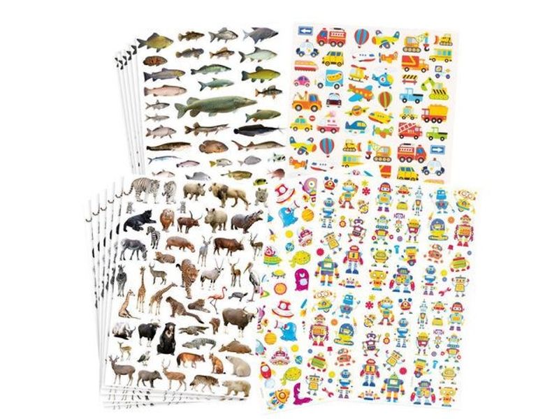 Stickers storpack blandade motiv 526/fp