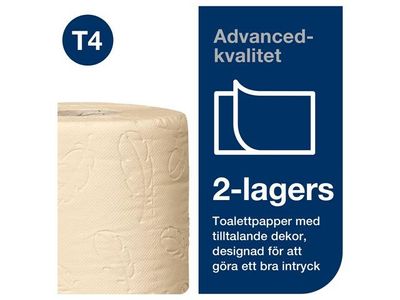 Toalettpapper TORK Adv T4 natur 24/fp