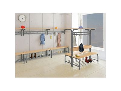 Sittbänk REDA 121x39x49cm silver