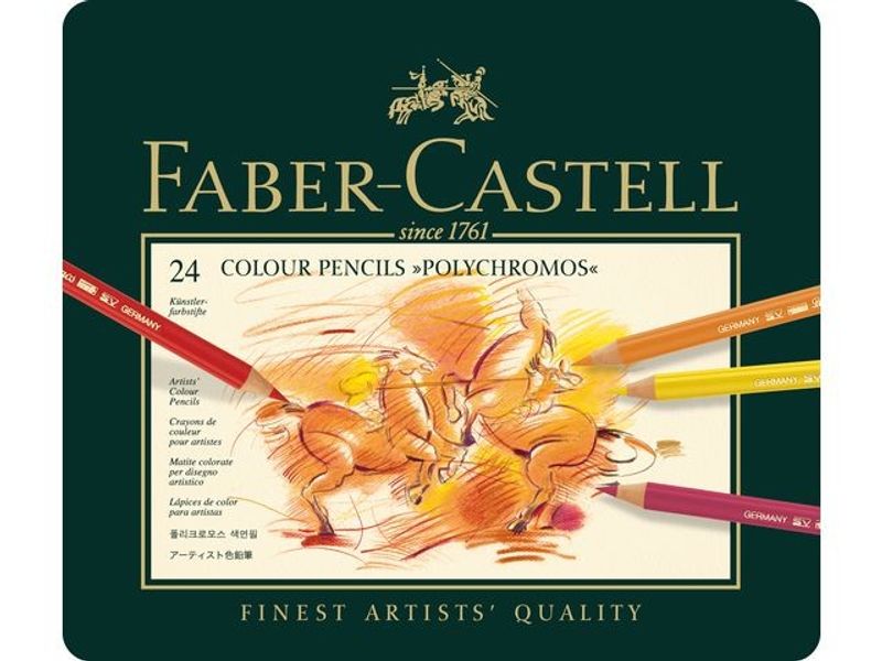 Färgpenna FABER CASTELL Polychroms 24/fp