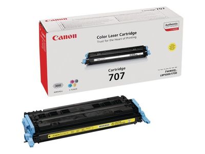 Toner CANON 9421A004 CRG707Y 2K gul