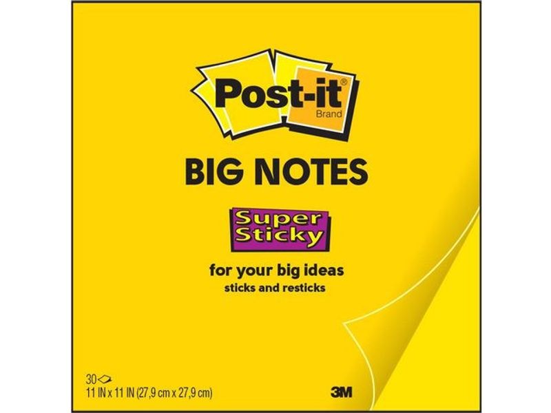 Notes POST-IT SS 279x279mm gul