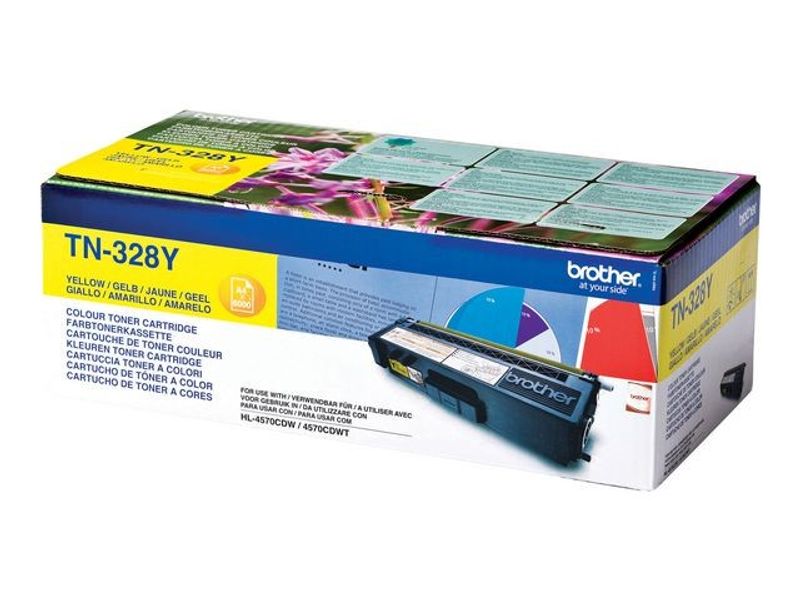 Toner BROTHER TN328Y 6K gul