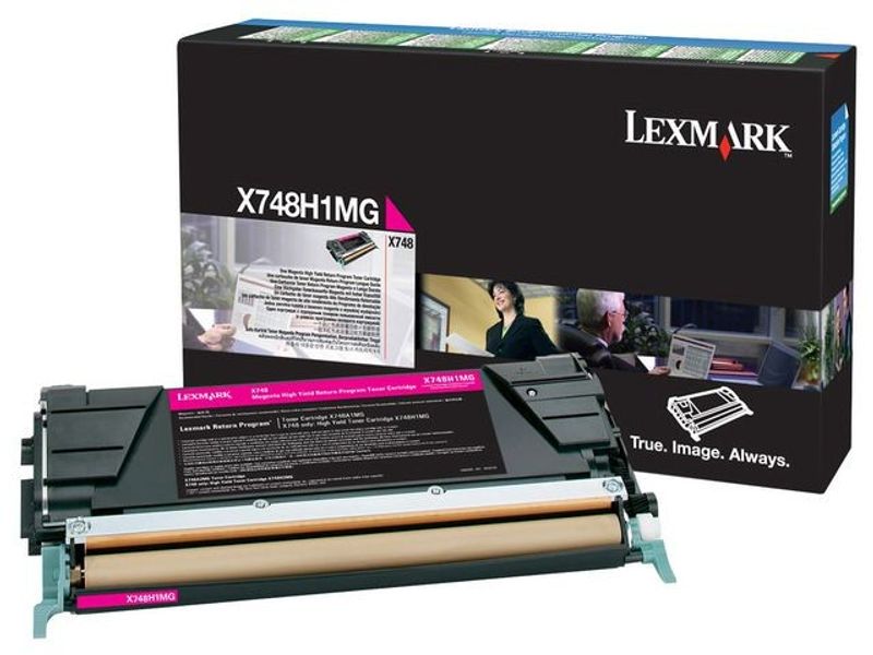 Toner LEXMARK X748H1MG 12K magenta