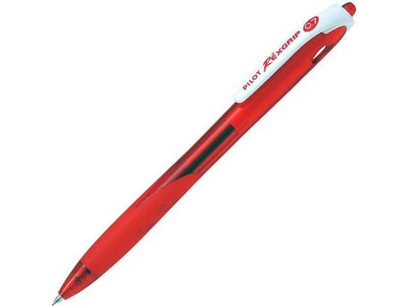 Kulpenna PILOT RexGrip medium 1,0 röd