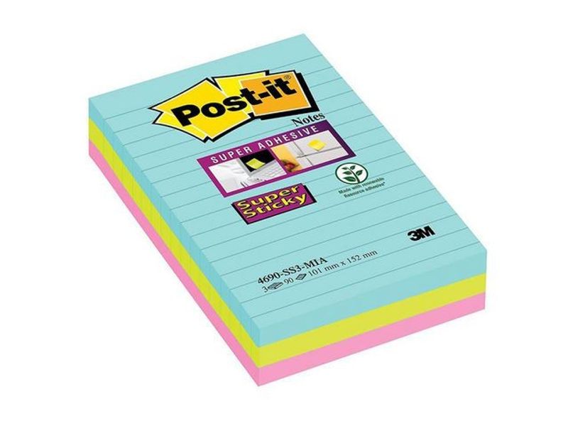 Notes POST-IT SS linj 101x152 Cosmi 3/fp