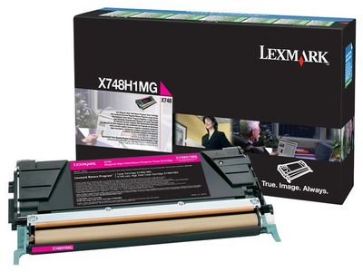 Toner LEXMARK X748H1MG 12K magenta