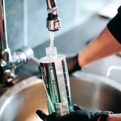 Tomflaska 500ML - Med måttabell