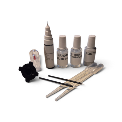 Lackstifts Kit Deluxe - Färg, 2K Klarlack & Grund