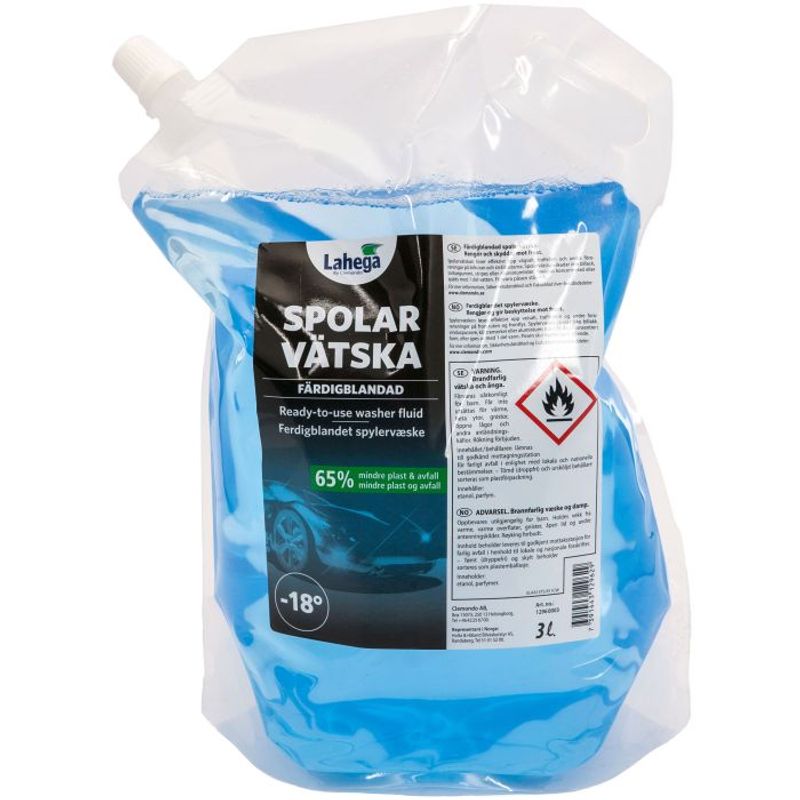Spolarvätska Färdigblandad -18C / 3 Liter