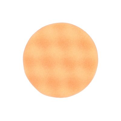 Skumtrissa våfflad orange - 75mm