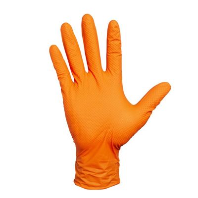 Nitril Handske - Orange Diamond