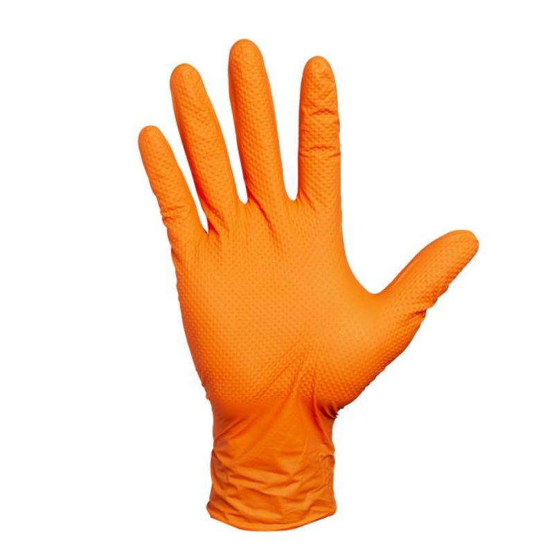Nitril Handske - Orange Diamond