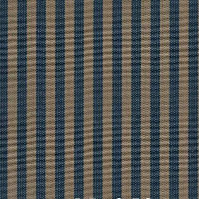Blå/beige randigt möbeltyg - Lill rand nr.350