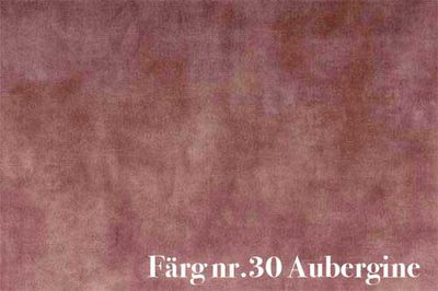 Sammet tyg antiklook - Aubergine - Glam nr.30