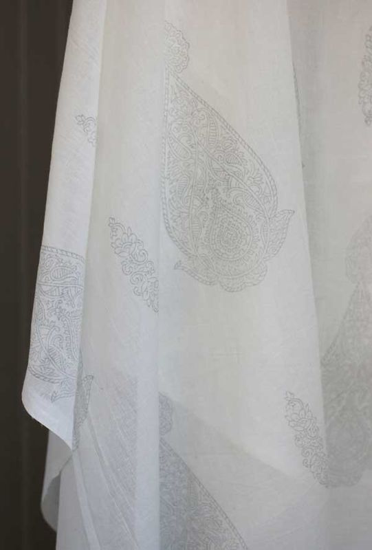 Stuvbit 3,5 meter- voile - Pendel grå - 300 cm bred