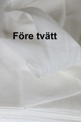 Linnetyg - glasväv lin-bomull vit