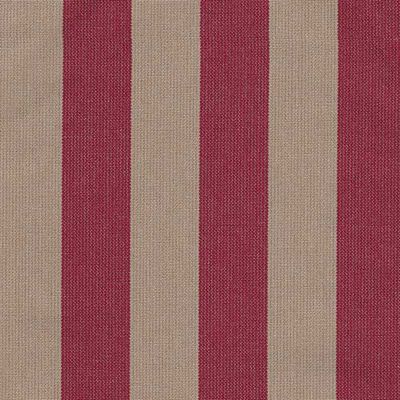 Möbeltyg med beige/röda ränder - Stor rand nr.531
