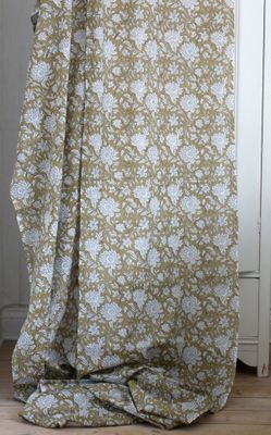 Stuvbit 0,5 meter indiskt tyg flortunn bomull - nr 9