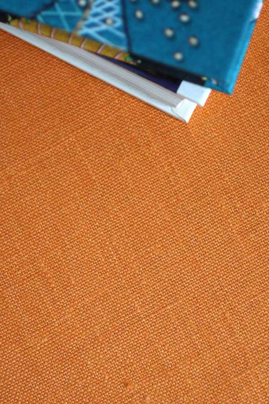 Linnevaxduk orange - metervara