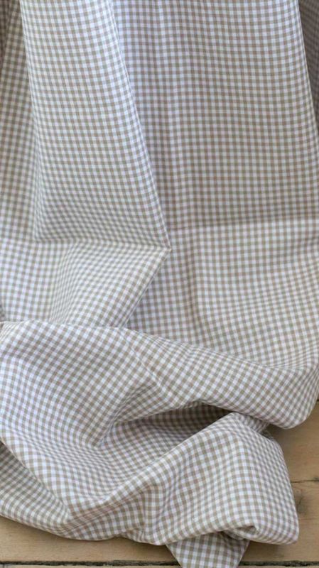 Rutigt tyg - 3x3mm - sand