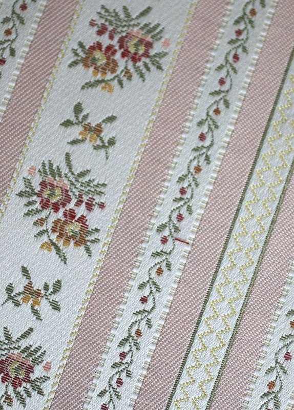 Möbeltyg gustaviansk stil - Lovisa rosa nr 11/38