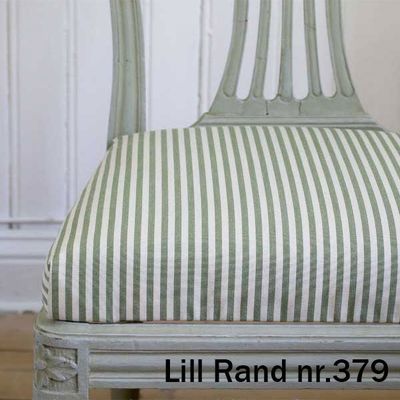 Rödrandigt möbeltyg - Lill rand nr.337
