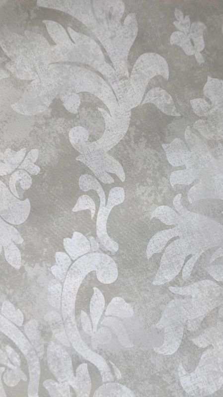 Vaxduk - Gustaviansk stil - gråbeige