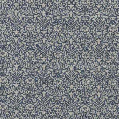 Möbeltyg - William Morris - Bellflowers weave - indigo