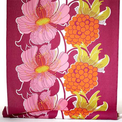 Tyg metervara - Björnlunda rosa - Almedahls