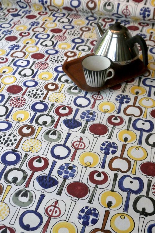Vaxduk i textil akrylatbehandlad - Pomona multi