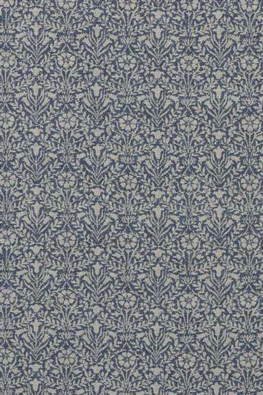 Möbeltyg - William Morris - Bellflowers weave - indigo