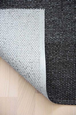 Plastmatta Flip - stor vändbar grå/svart 150x220 cm