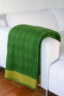 Ullpläd Darling - 205x150 cm - kiwi