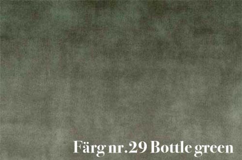 Sammet tyg antiklook - flaskgrön - Glam nr.29