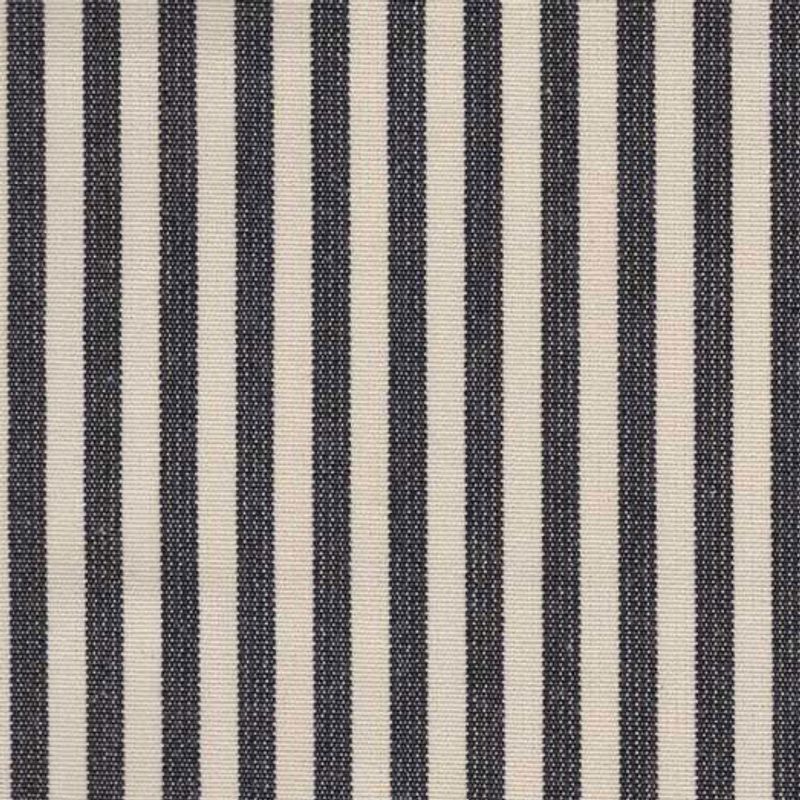 Svart randigt möbeltyg - Lill rand nr.399