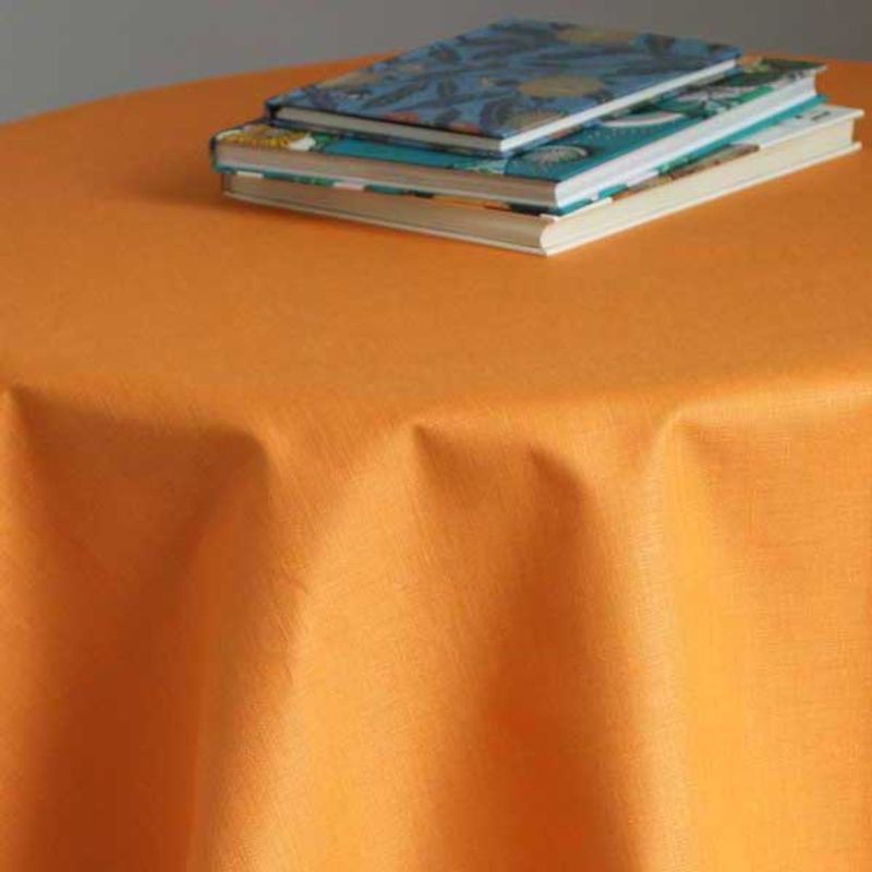 Linnevaxduk orange - metervara
