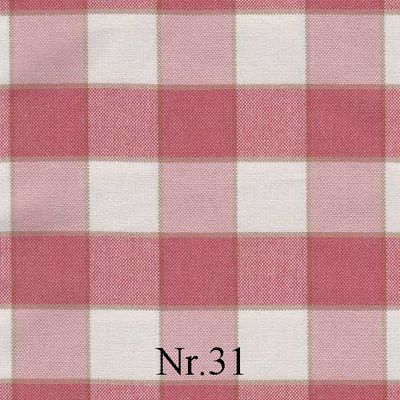 STUVBIT Möbeltyg - Ekeby ruta - nr.31 rosa