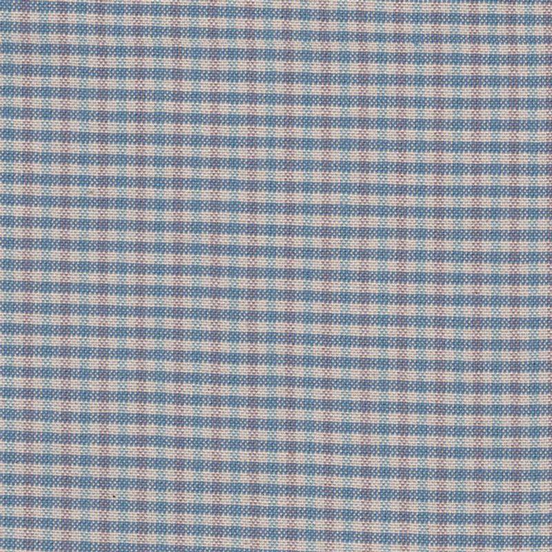 Möbeltyg smårutig blå/beige - Elvira nr.351