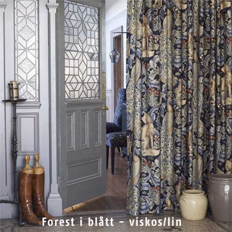 Sammet - William Morris - Forest Velvet - Charcoal