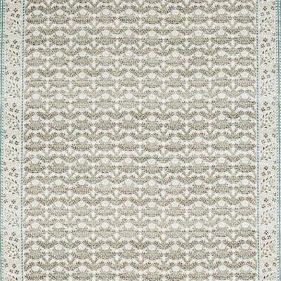 Möbeltyg 100% lin - William Morris Bellflower fennel/grey