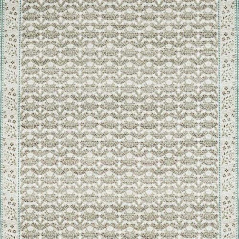 Möbeltyg 100% lin - William Morris Bellflower fennel/grey