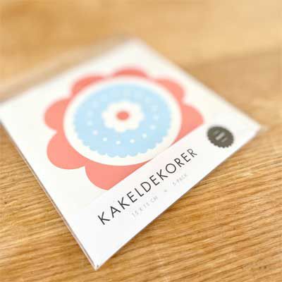 Kakeldekor Happy 5-pack