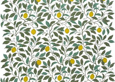 Gardintyg - Maria Åström Citrus grön - Lin/bomull